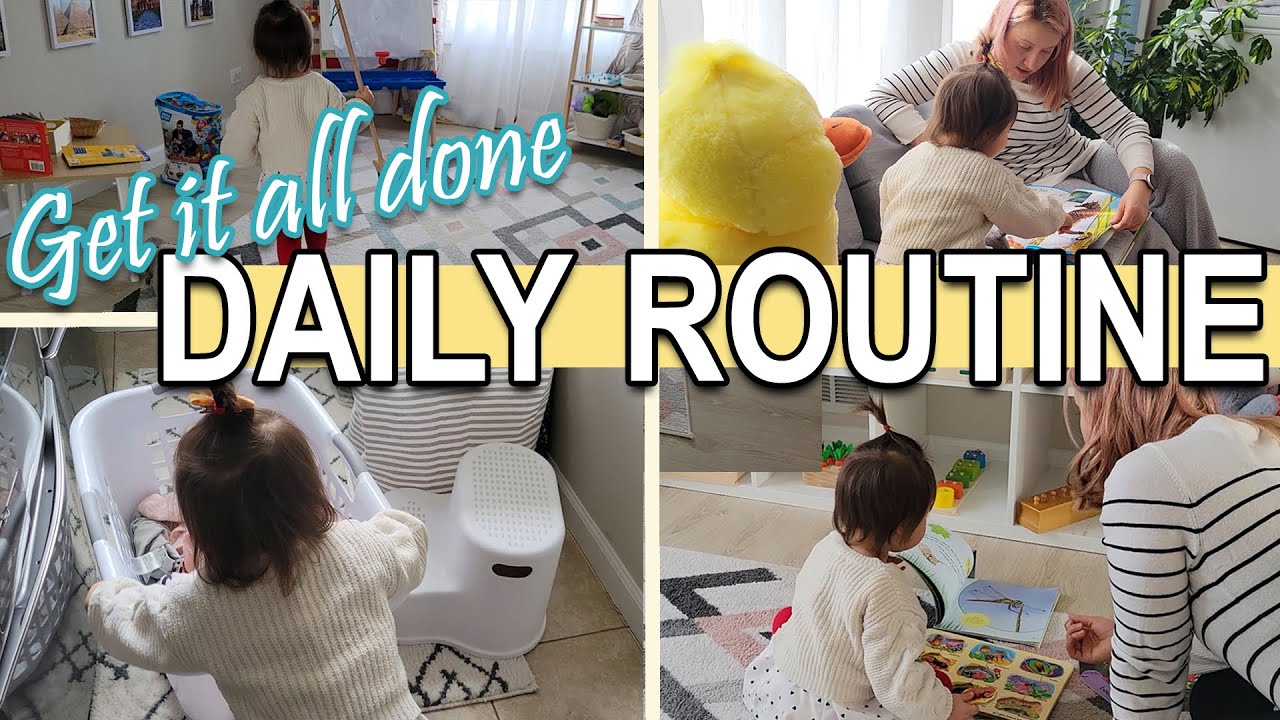 PRODUCTIVE DAILY ROUTINE IN OUR MULTILINGUAL MONTESSORI HOME! Get It All Done With A Toddler!