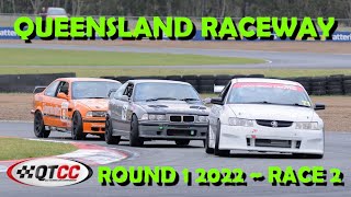 QTCC Round 1 2022  ~ Queensland Raceway ~ Race 2 Highlights.