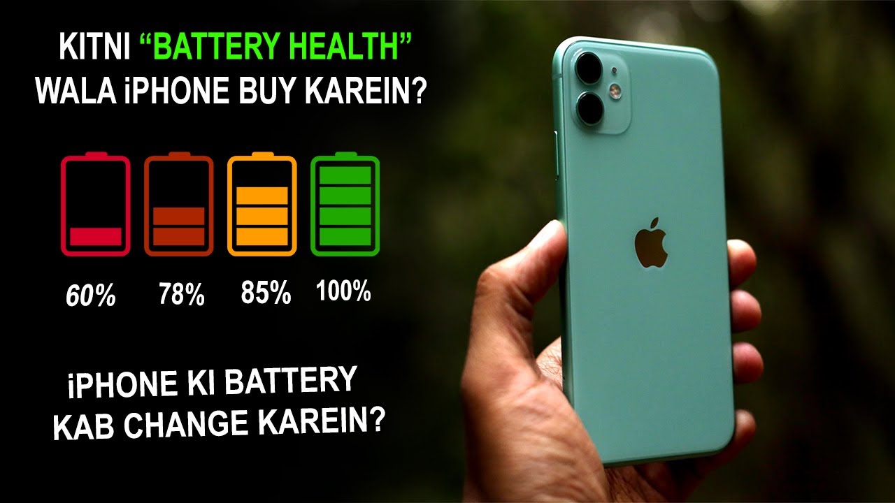 Right Time To Replace iPHONE Battery Is 70 Battery Health Good In