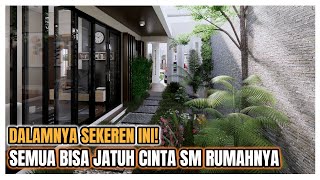 Ya Ampun! Ini Sih Keren Bgt Rumahnya. Br Masuk Lgs Ad Taman Besar Yg Asri - Rumah Tropis Anti Gerah