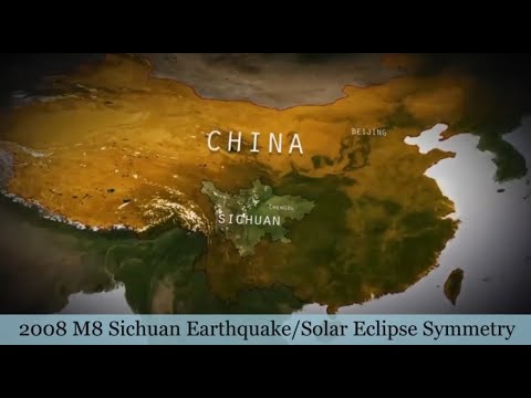 2008 Sichuan Earthquake Solar Eclipse Symmetry