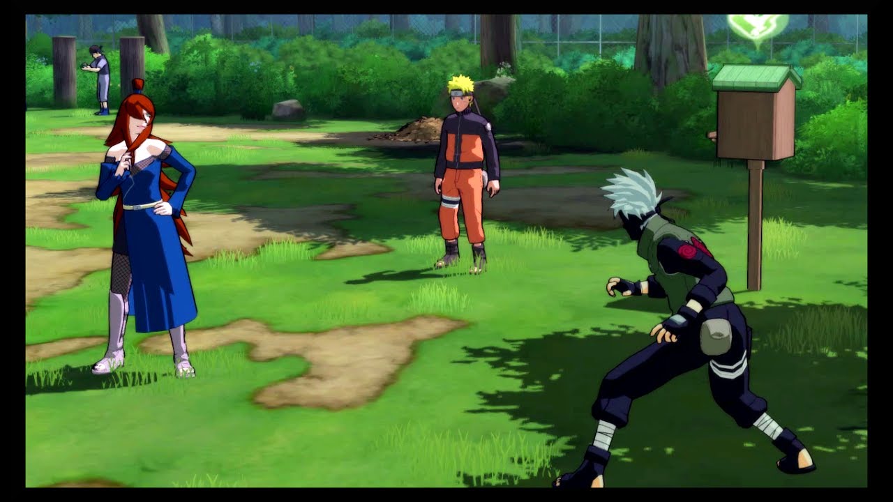 Mei meets kakashi in the training ground and asks him to ... 
