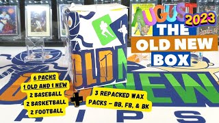 August 2023 Old New Box - Retro and Current Sports Card Packs
Welcome everyone to another sports cards rip. This is the something old, something new sports card box. We have 9 packs with a breakdown of 2 for each sport baseball, basketball and football plus 3 bonus packs. Each sport will have a current release pack (within the last year) and an older pack (at least 20 years old). The miscellaneous pack(s) could be anything from non sports to a grab bag or mystery pack I find. Check it out and let me know what you thought of the packs. Thank you for watching, take care and good luck to you in all you do. August 2023 Old New Box - Retro and Current Sports Card Packs