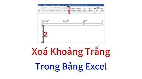 Xóa Khoảng Trắng Thừa Trong Bảng Word | Tin Học Văn Phòng