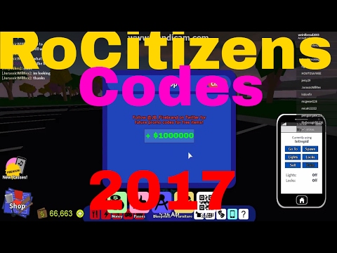 Roblox Rocitizens Codes May 2017 Youtube - roblox rocitizens codes 2017 november