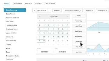 How to view and customize reports for Square Terminal