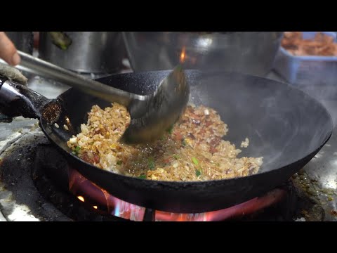 Chinese Street Food – Best Fried Noodles 炒麵 Fried Rice Chow mein Awesome Wok Technique