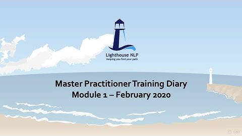 NLP Master Practitioner Training - Day 1 Morning