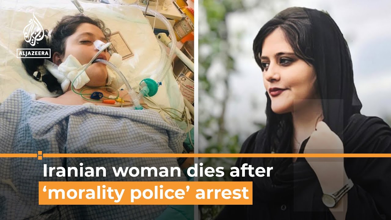 Iranians protested in Tehran over a woman's death in police custody