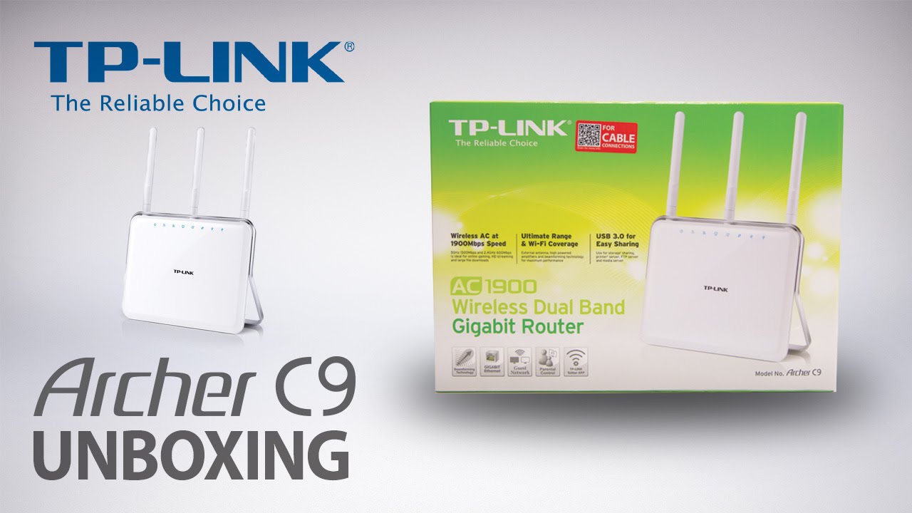 TP-Link AC1900 Wireless Dual Band Gigabit Router (Archer C9) Unboxing