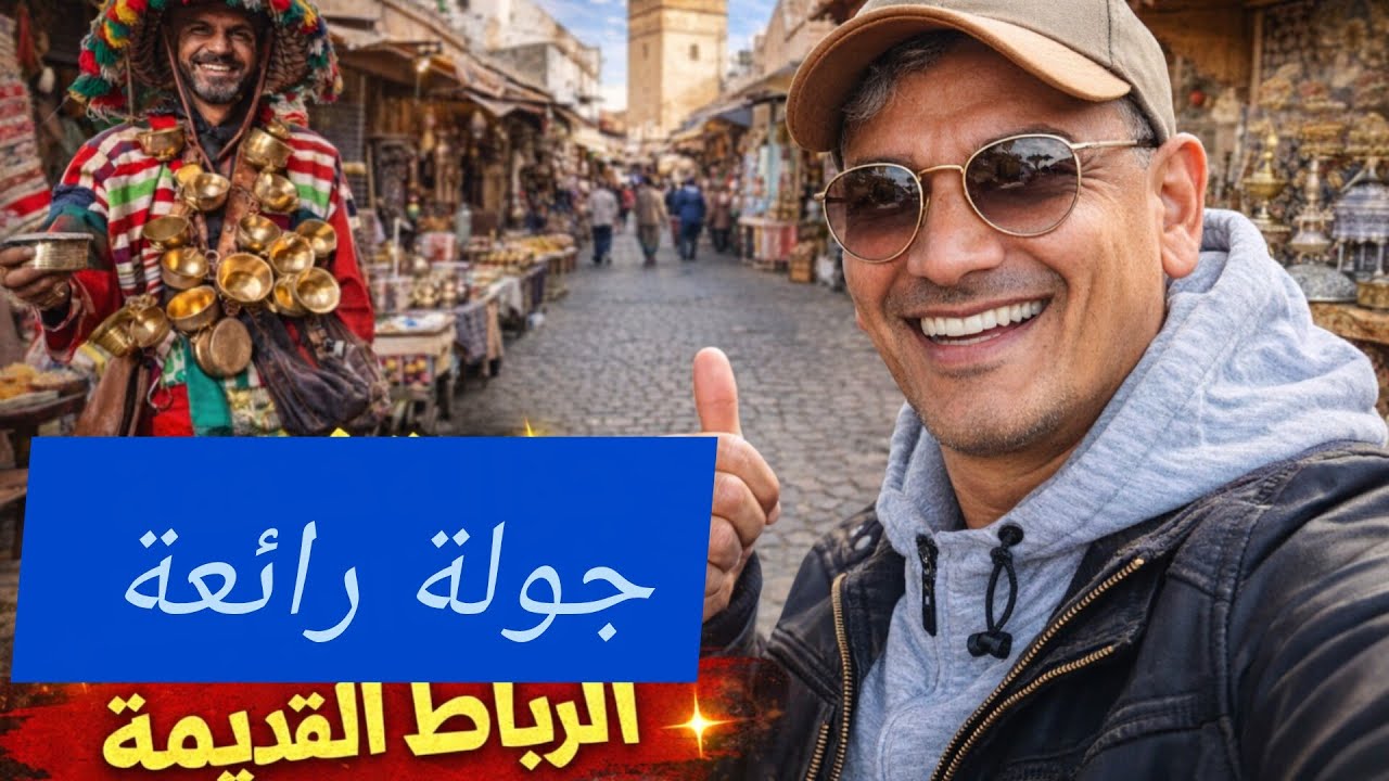 أجواء كأس إفريقيا المغرب 2025 و جولة خفيفة بالمدينة القديمة الرباط 😍😍😍😍