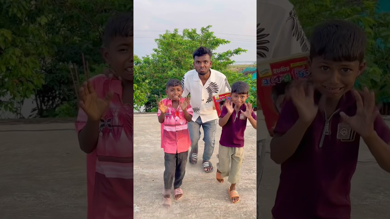 রাজু ও সানি যখন স্কুলে যেতে না চায় 🤩 #shorts #trending #funny #comedyvideos