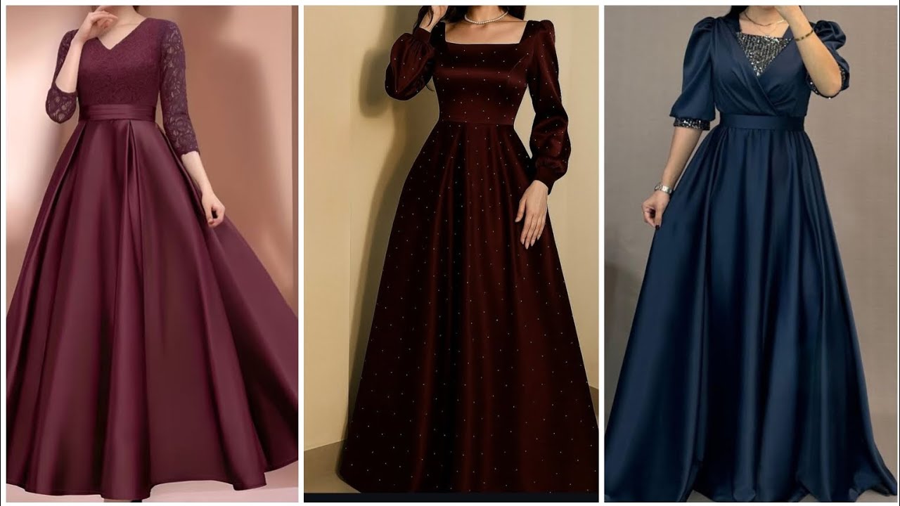 Silk long frocks designs ideas for girls || party wear silk frocks designs 2026