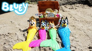 Bluey Toys  Bluey Bingo EPIC Beach Adventure  Bluey Beach Mermaid Tails  Bluey Pirate Treasure