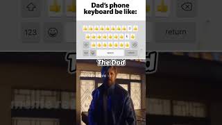When Dads Discover Emoji Keyboard #memes #shorts