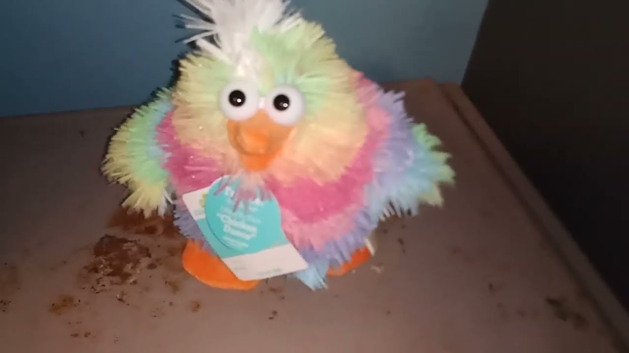 2022 DanDee Chicken Dance easter rainbow chicken, From Walmart