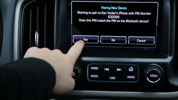 How To Connect and Pair iPhone to Chevy Colorado MyLink Bluetooth