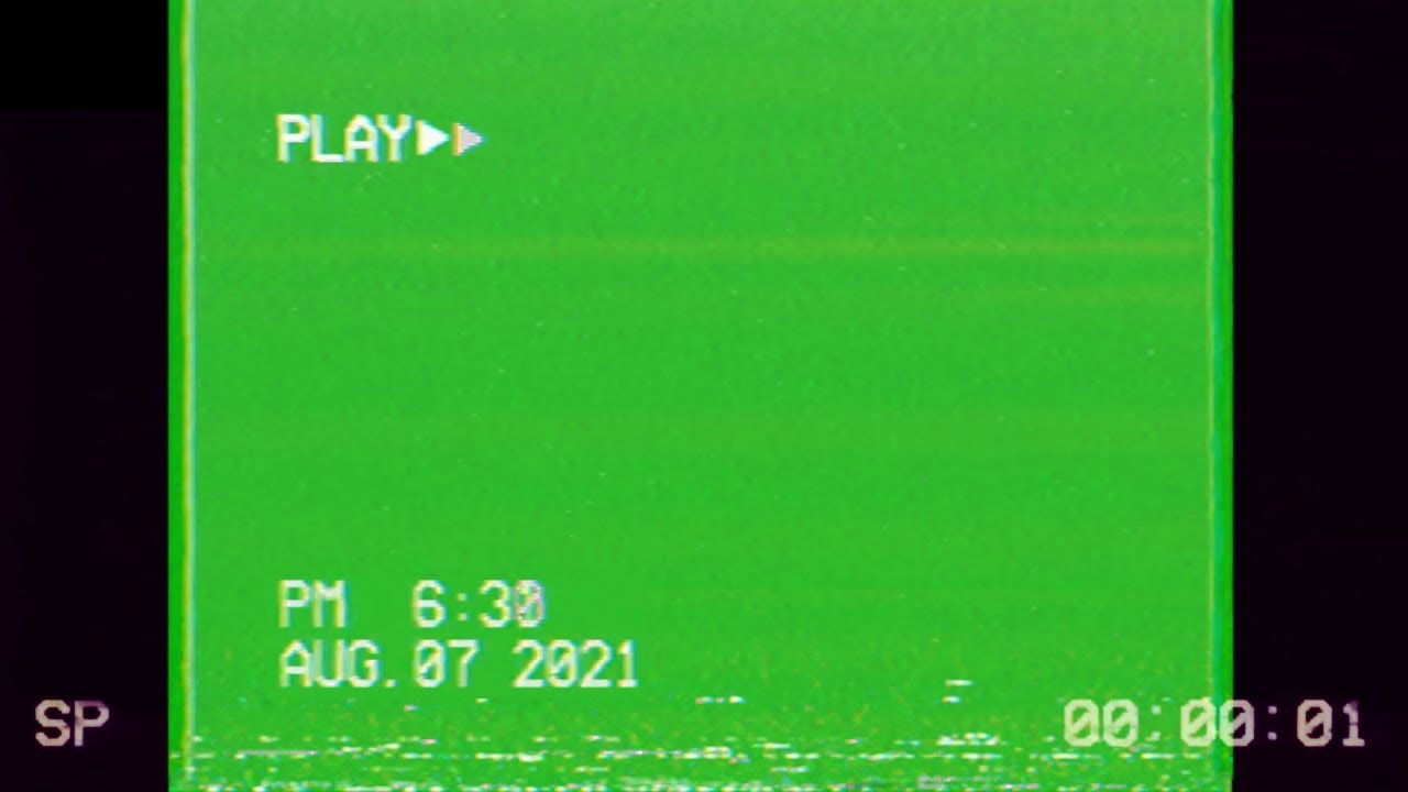 VHS Green Screen (4K) YouTube