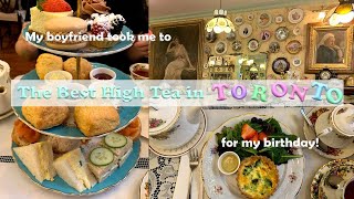 My boyfriend took me to the best High Tea in Toronto for my birt ay After Queen Tea Shop