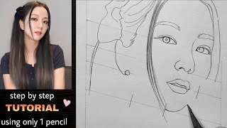 How To Draw Jisoo Blackpink Step By Step - Drawing Tutorial Youcandraw