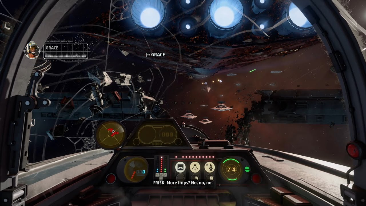 Star Wars Squadrons Story Part 4 Mission 3 Through Enemy Lines YouTube