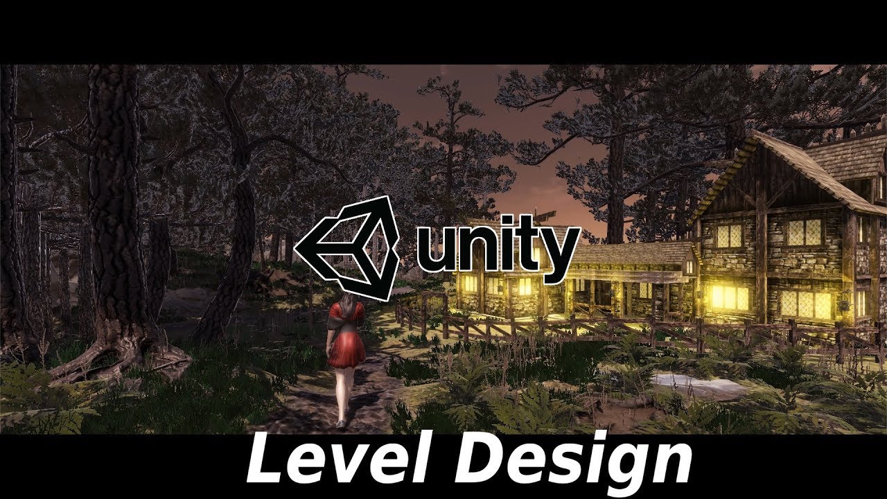 SPEED LEVEL DESIGN unity 3D - 'maison dans la forêt' - YouTube