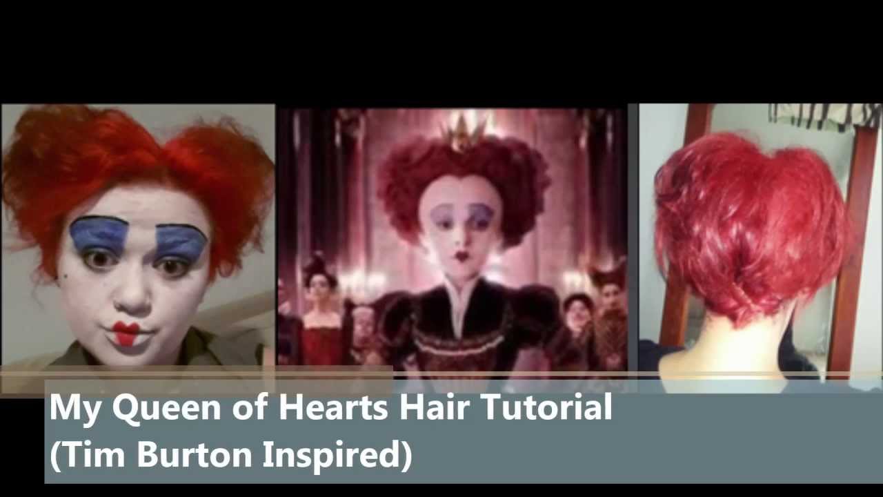 queen of hearts hair style tutorial (using your own hair not
