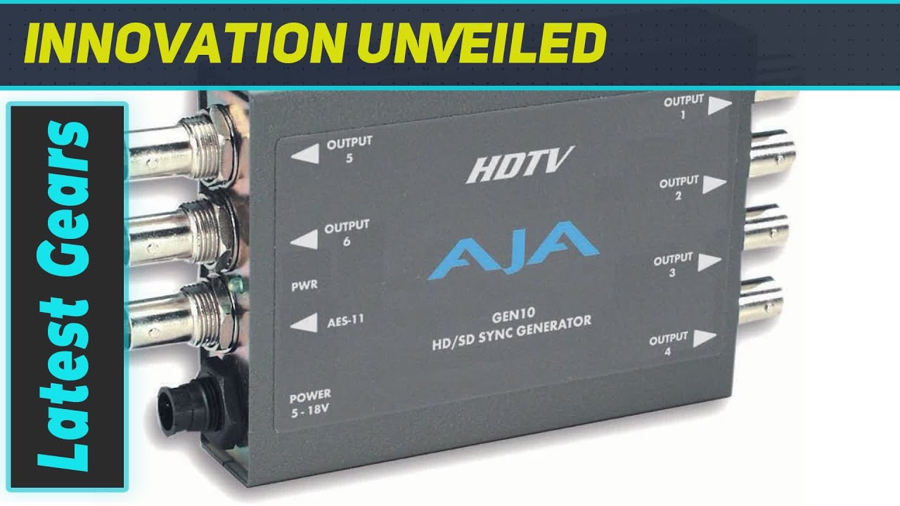 AJA Gen10 HD/SD Sync Generator - The Ultimate Sync Solution for