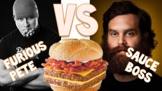 Furious Pete vs Sauce Boss - Baconator | Furious Pete