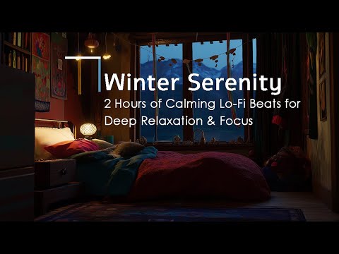 ❄️ Winter Serenity | 2 Hours of Calming Lo-Fi Beats for Deep Relaxation & Focus ❄️