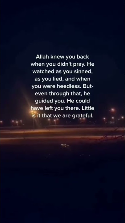 We should be Grateful to Allah (SWT). #islam #dua #allah #islamic #dawah #muhammad #pbuh #shorts