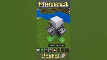 Working rocket in Minecraft🚀🤯 #shorts #Minecraftshorts #shortsfeed