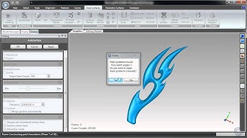 Geomagic Studio 12 AutoSurface function