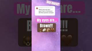 Any more questions? #slay #brown #bored #eyecolor #question #questionsandanswer #qanda #love #shorts