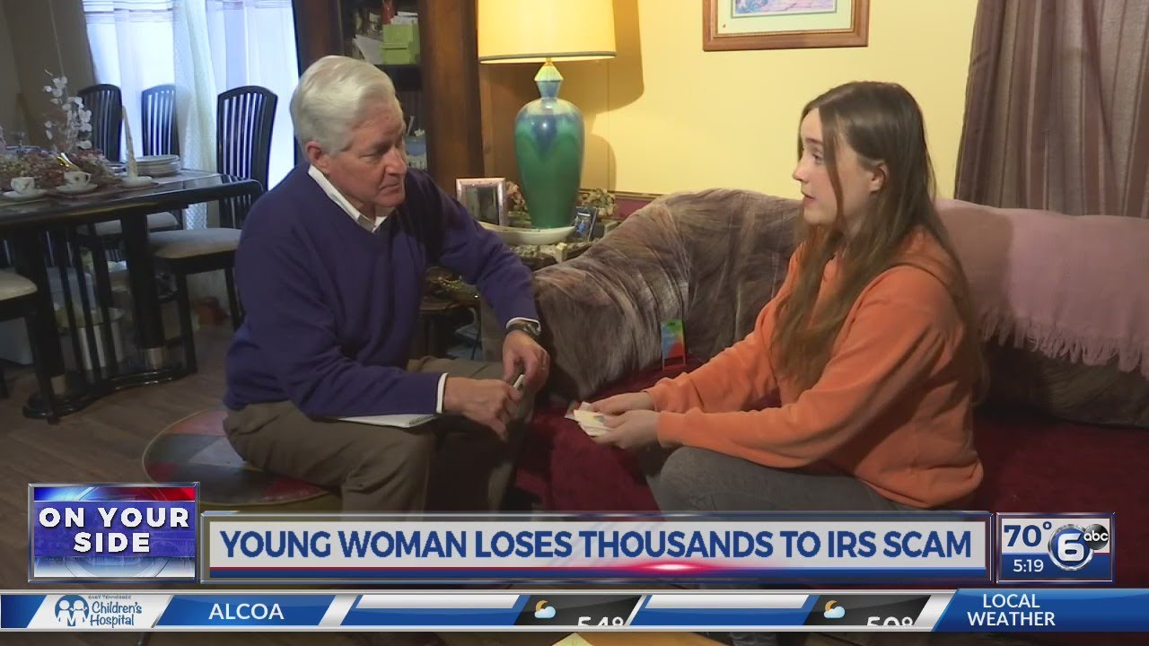 Young woman loses thousands of dollars to IRS scam - YouTube