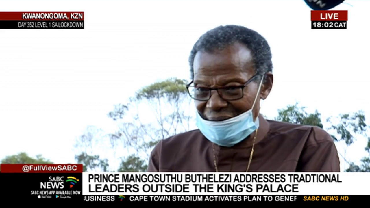 Download Prince Mangosuthu Buthelezi addresses traditional leaders on the Zulu King's passing