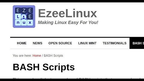 EzeeLinux Update | Bash Scripts, CYA and Ubuntu 17.10 followups