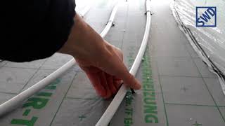 Montage Fußbodenheizung Mit Tackersystem Z.b. Für Solaranlage Swd Tv Vlog13