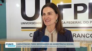 Servidores da Secretaria de Assistência Social...