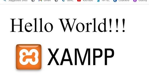 How to run PHP file on localhost | XAMPP server