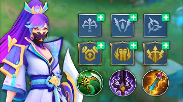 HANABI BEST BUILD AND EMBLEM TO MAX DAMAGE!! (You must try!) 🔥 | MLBB