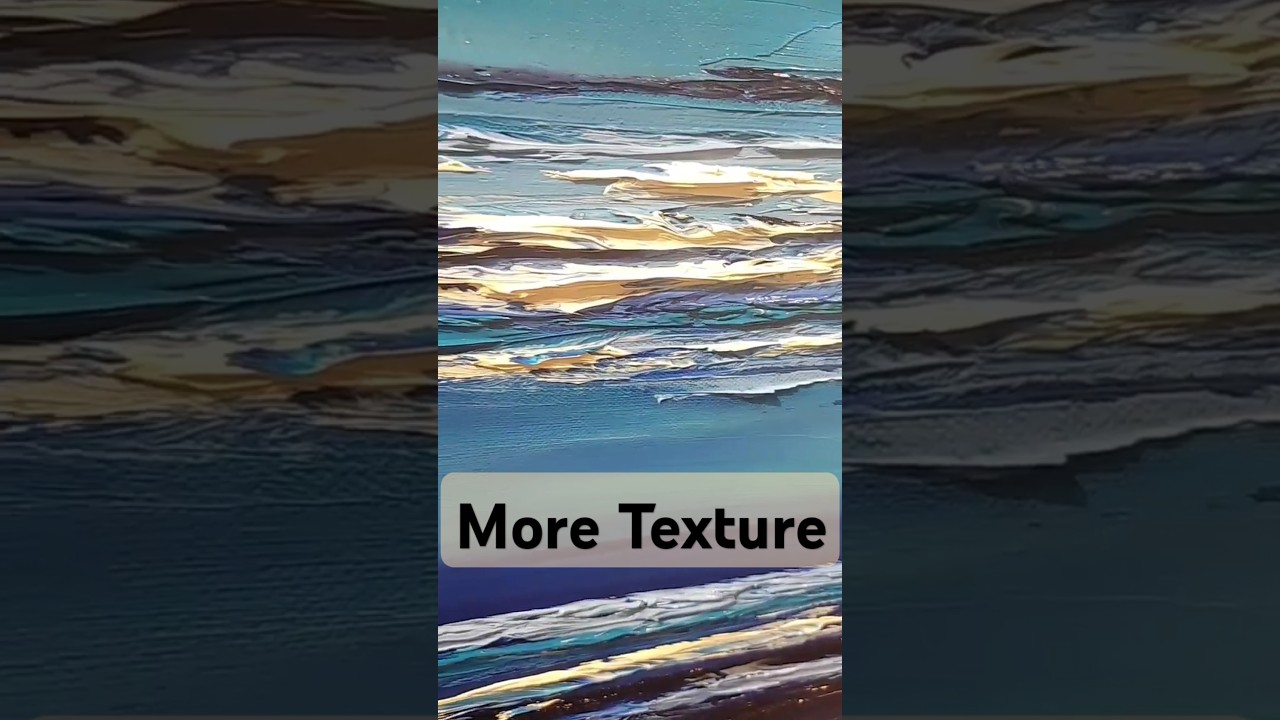 Oil paint texture! Looove creating this thick texture. 