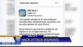 Apple issues warning to its users to update software to prevent hackers from getting in