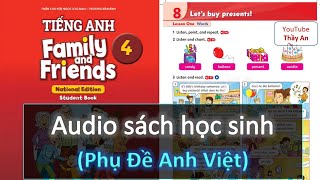 Unit 8  Let's play presents I Audio I Tiếng Anh 4 Family and Friends National mới 2023