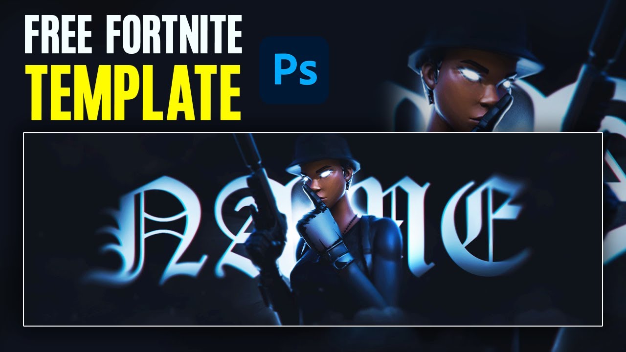 (TEMPLATES + SPEEDART) Photoshop Banner & Header Speedart - EASY Photoshop