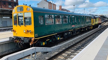 Caroline 975025+Colas Rail 37421 At Derby From Derby R.T.C.(Network Rail) To Carlisle