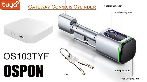 Connects Tuya Bluetooth gateway to Tuya Bluetooth Euro Cylinder ospon