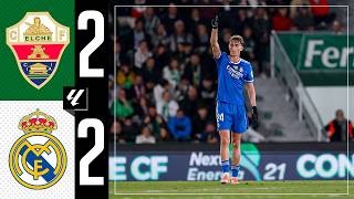 Highlights Elche 2-2 Real Madrid Laliga