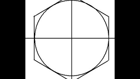 How to use distance across flat to construct a hexagon.