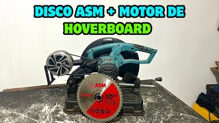 Serra Policorte com Motor de Hoverboard (RESULTADO FINAL)